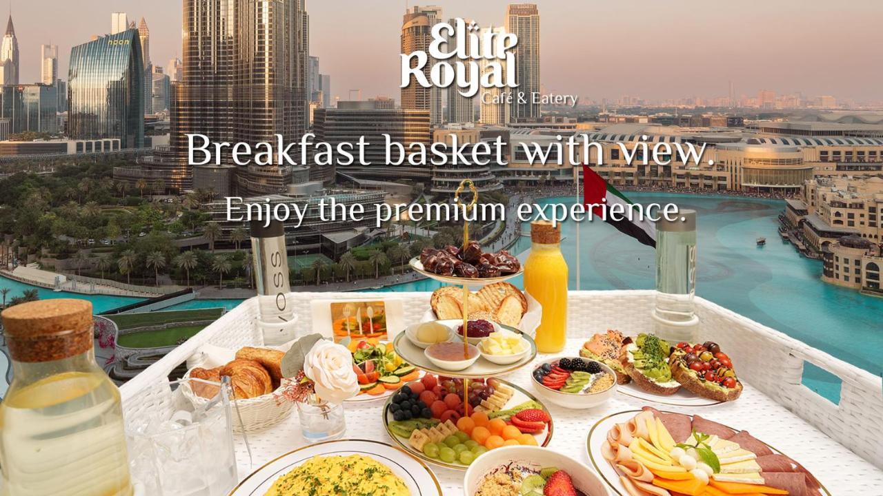 Elite Royal Apartment - Full Burj Khalifa & Fountain View - Palace Dubai Bagian luar foto